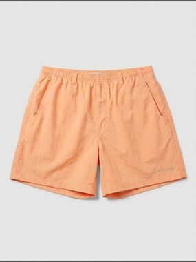 Columbia Peach Orange‎ Men's Swim Trunks